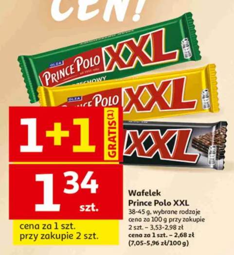Wafelek Prince Polo XXL Classic +2 warianty