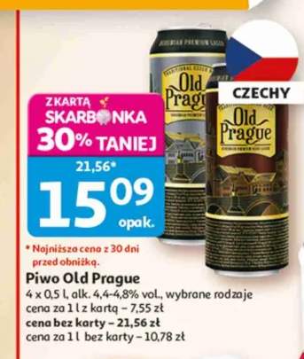 Piwo Old Prague 4-pak 500 ml