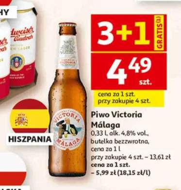 Piwo Victoria Málaga 330 ml