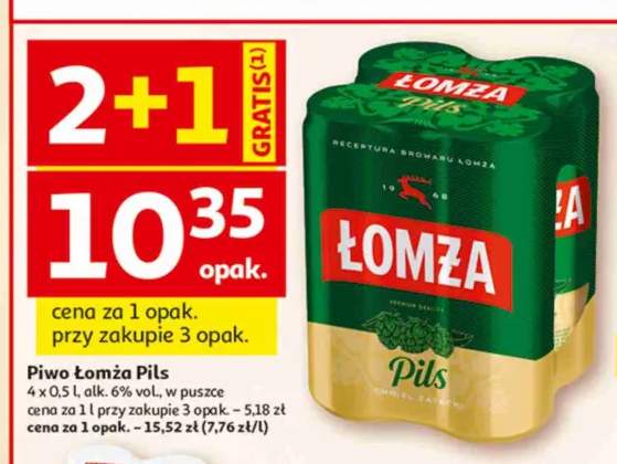 Piwo Łomża Pils 4-pak