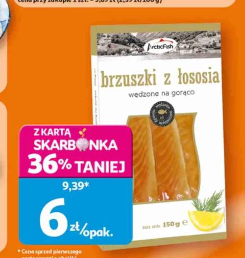 Brzuszki łososia wędzone na gorąco ArcticFish
