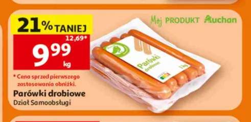 Parówki drobiowe Auchan