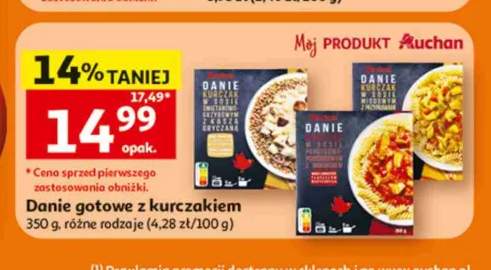 Danie gotowe z kurczakiem Auchan