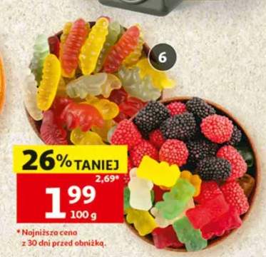 Żelki malinki luzem +5 wariantów