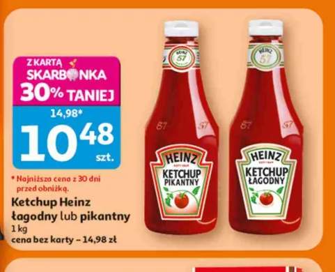 Ketchup Heinz łagodny +1 wariant