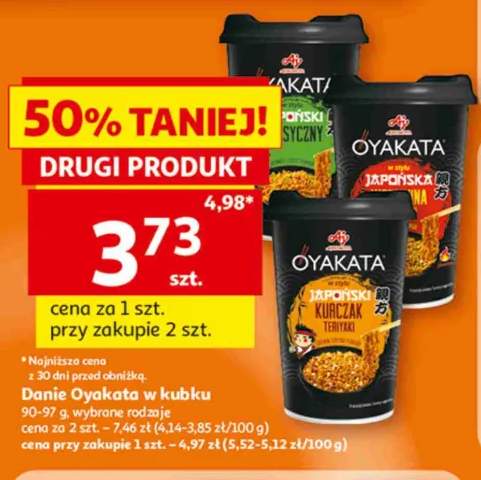Danie Oyakata w kubku Japoński Kurczak Teriyaki +2 warianty