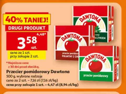 Przecier pomidorowy Dawtona +2 warianty