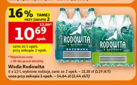 Woda Rodowita 6-pak 1,5 l