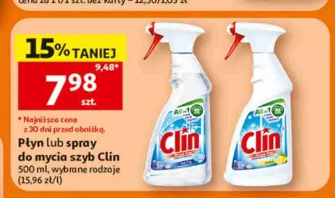 Płyn do mycia szyb Clin +1 wariant