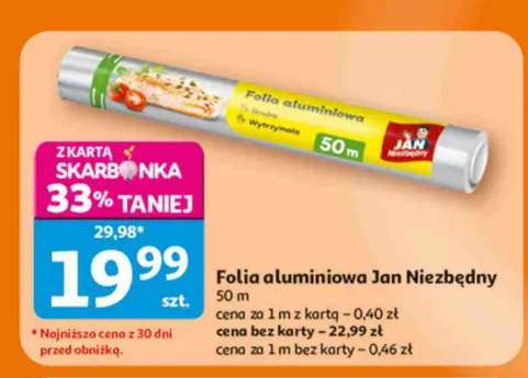 Folia aluminiowa Jan Niezbędny