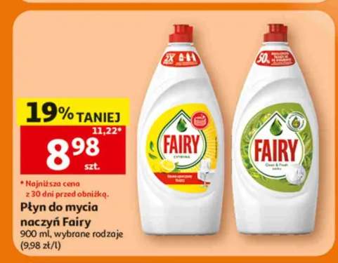 Płyn do mycia naczyń Fairy Cytryna +1 wariant