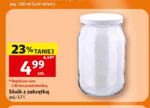 Słoik z zakrętką