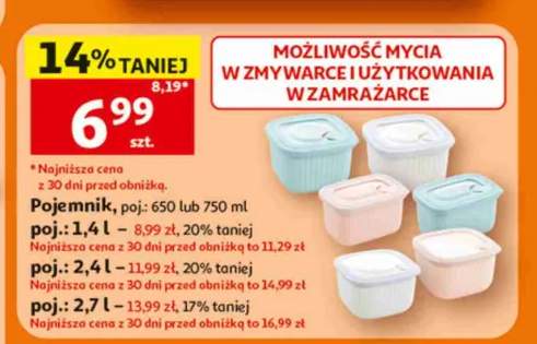 Pojemnik 650 ml +2 warianty