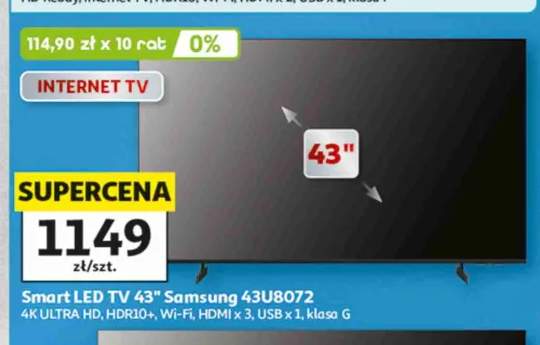 Telewizor Samsung 43"
