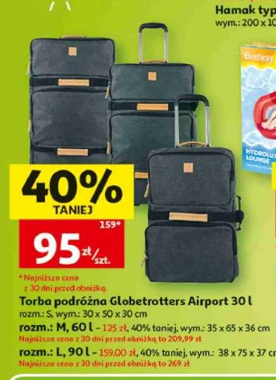 Torba podróżna Globetrotters Airport 30 l +2 warianty