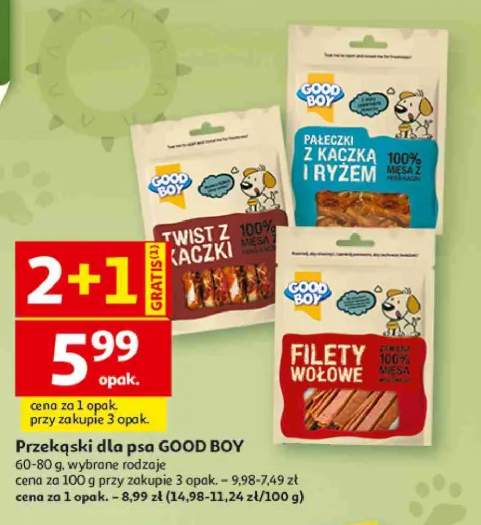 Przekąska dla psa filety wołowe Good Boy +2 warianty