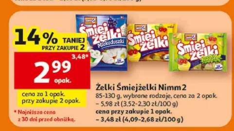 Żelki Śmiejżelki Nimm2 Mlekoduszki +2 warianty