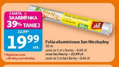 Folia aluminiowa Jan Niezbędny