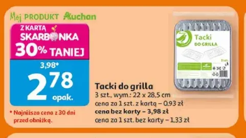 Tacki do grilla Moj PRODUKT Auchan