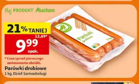 Parówki drobiowe Auchan