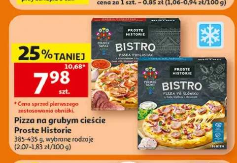 Pizza na grubym cieście Bistro Pizza po śląsku Proste Historie +1 wariant
