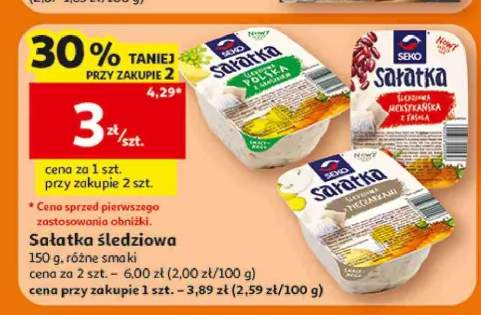 Sałatka śledziowa Seko pieczarkowa +2 warianty