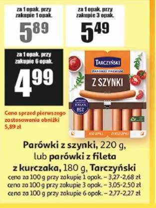 parówki z szynki