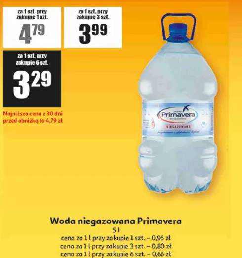 woda niegazowana