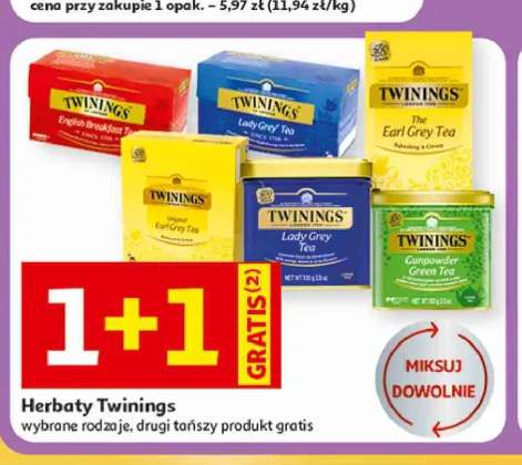 Herbata English Breakfast Twinings +3 warianty