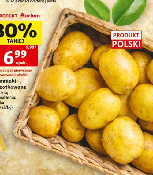 Ziemniaki szczotkowane polskie