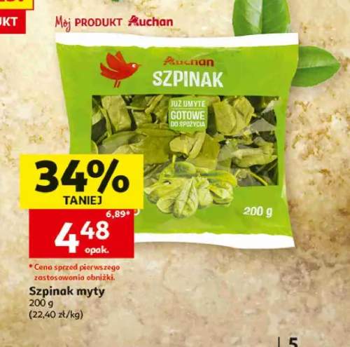 Szpinak myty Auchan
