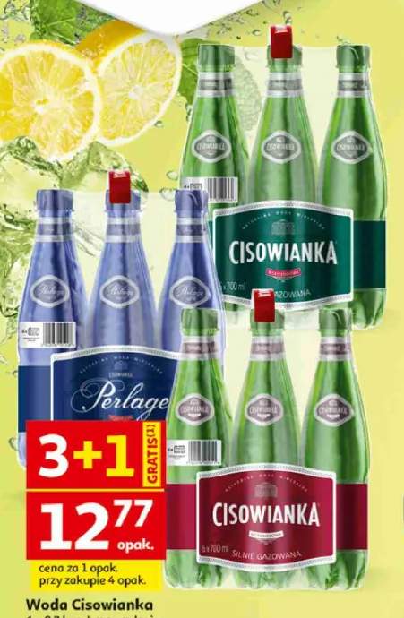 Woda Cisowianka gazowana +2 warianty