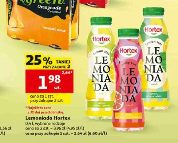 Lemoniada Hortex Lemon Sun +2 warianty