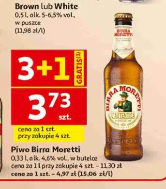 Piwo Birra Moretti L'Autentica