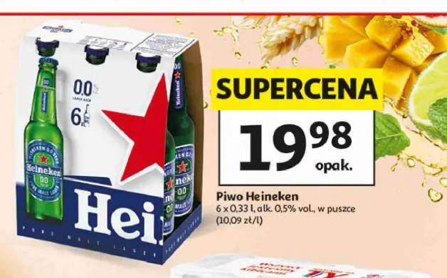 Piwo bezalkoholowe Heineken