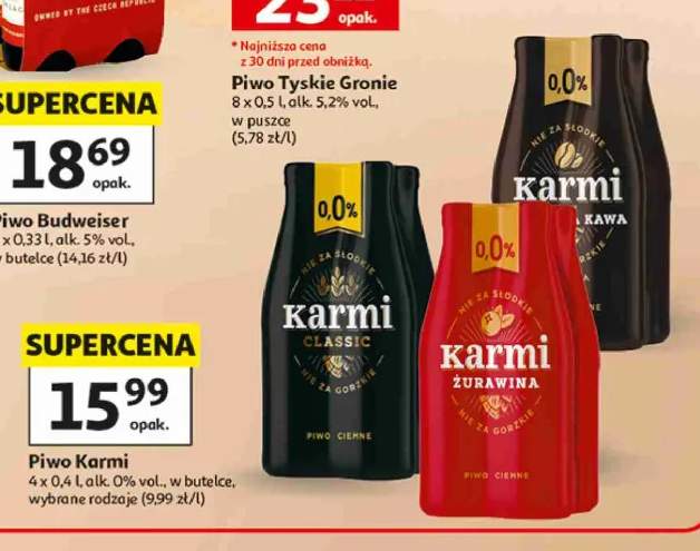 Piwo bezalkoholowe Karmi Classic +2 warianty