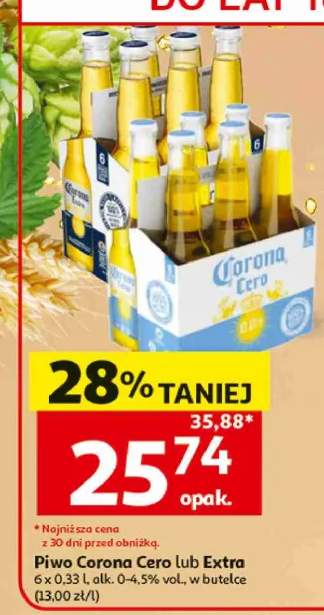 Piwo bezalkoholowe Corona Cero 6-pak 330 ml +1 wariant