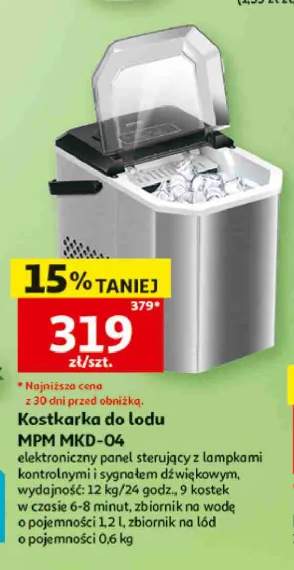 Kostkarka do lodu MPM MKD-04