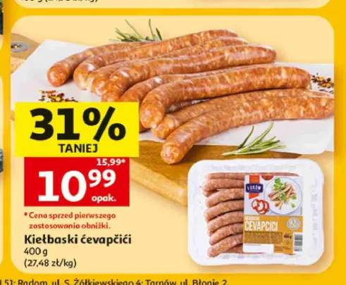 Kiełbaski ćevapčići Łuków
