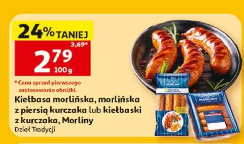 Kiełbasa morlińska Morliny +2 warianty
