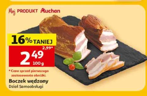 Boczek wędzony Auchan