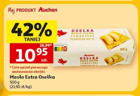 Masło Extra Osełka Auchan