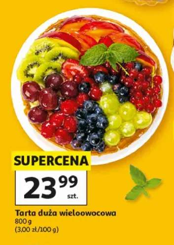 Tarta duża wieloowocowa