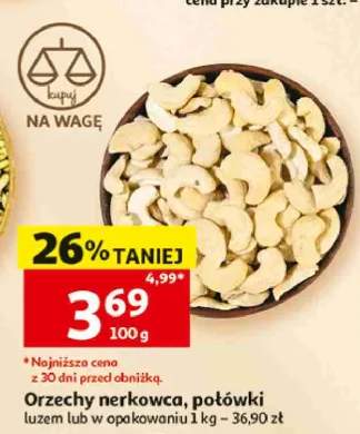 Orzechy nerkowca połówki