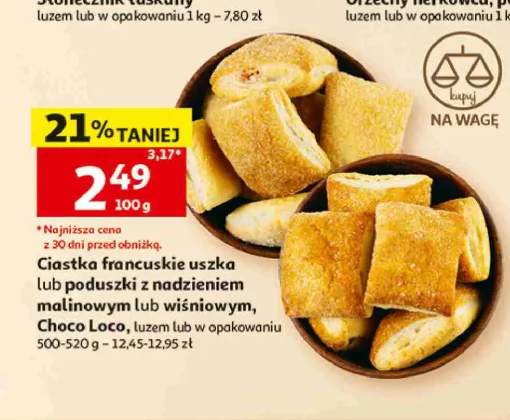 Ciastka francuskie uszka Choco Loco +2 warianty