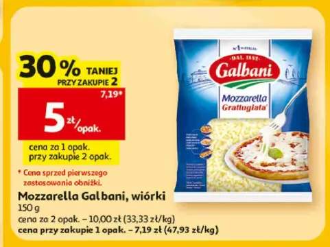 Mozzarella Galbani wiórki