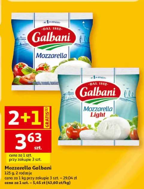 Mozzarella Galbani +1 wariant