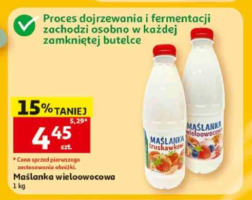 Maślanka truskawkowa Pewni Dobrego +1 wariant