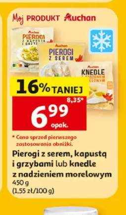 Pierogi z serem Auchan +2 warianty