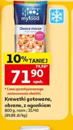 Krewetki gotowane myfood